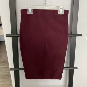 Forever 21 ribbed pencil skirt